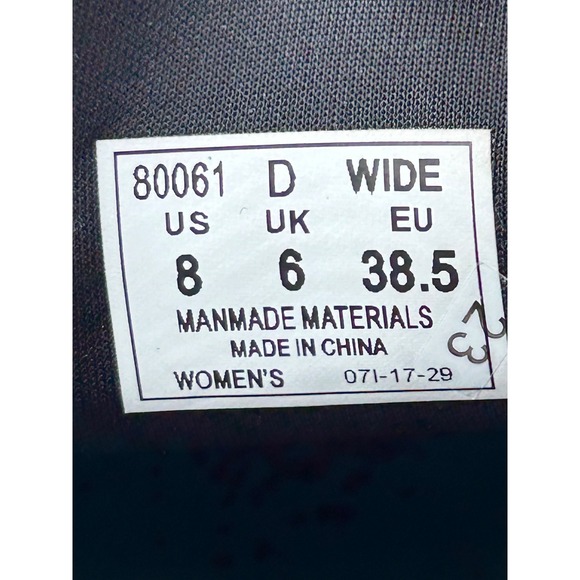 Orthofeet Kita 80061 Womens 8 Wide Black Hands-Free Slip On Walking Shoes Grey
